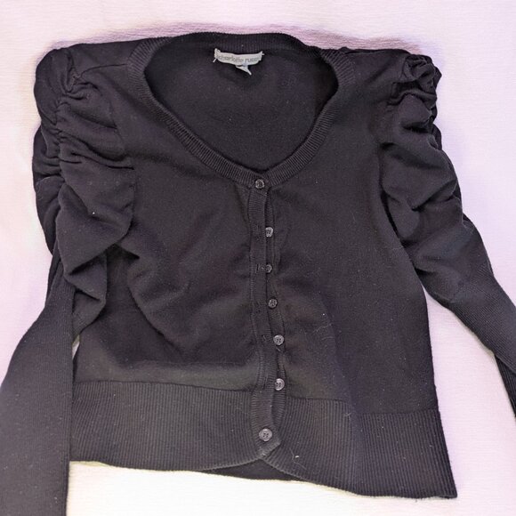 Charlotte Russe Button Front V-Neck Cardigan Size S - Picture 6 of 9